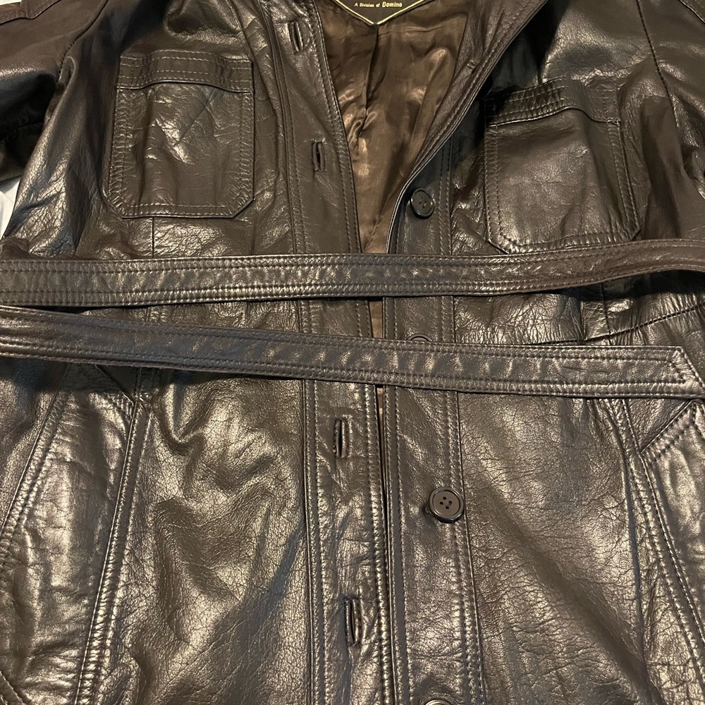 Women Brown Leather coat